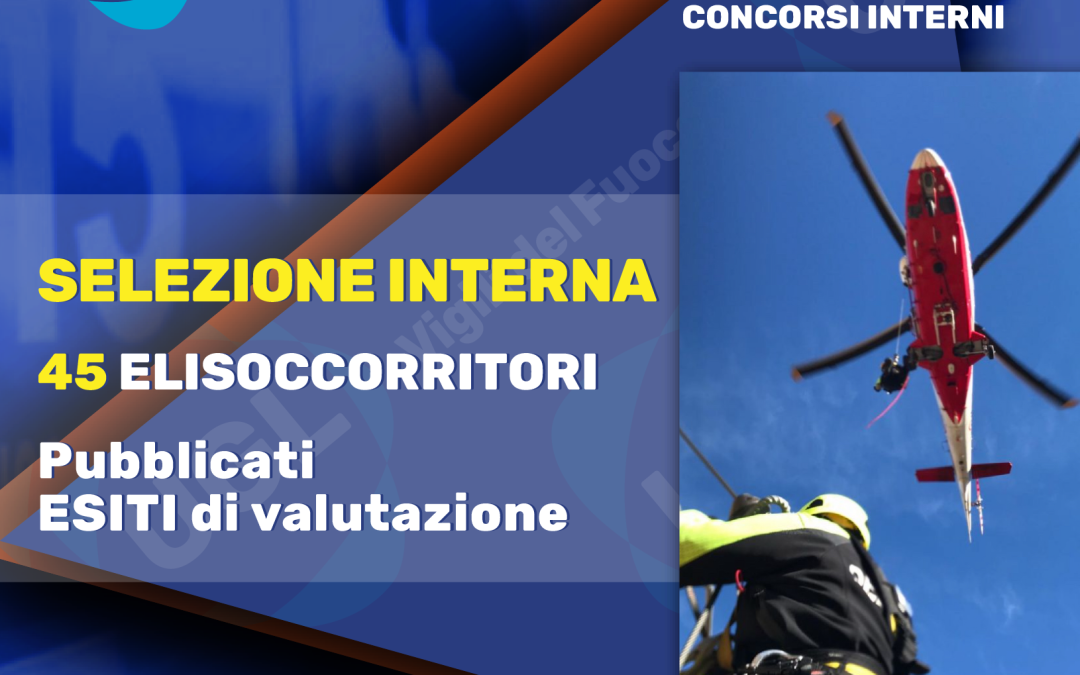 SELEZIONE INTERNA 45 ELISOCCORRITORI